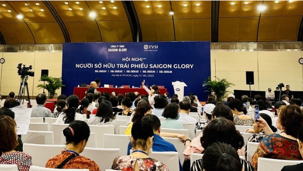 Hội nghị người sở hữu tr&aacute;i phiếu Saigon Glory th&aacute;ng 6/2023
