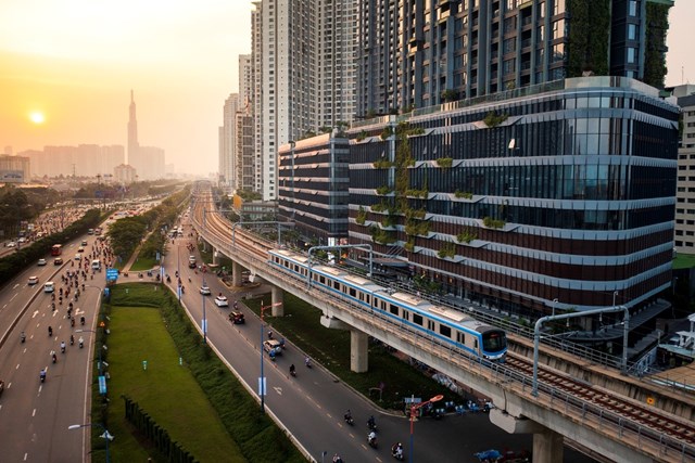 Tuyến metro số 1 tạo c&uacute; hu&yacute;ch cho c&aacute;c dự &aacute;n bất động sản dọc tuyến hạ tầng n&agrave;y &nbsp;