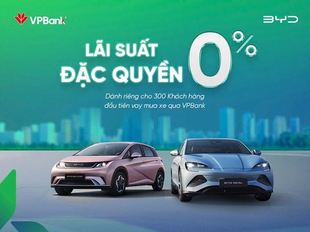 Cơ hội v&#224;ng rinh BYD chỉ với l&#227;i suất 0% - Ảnh 1