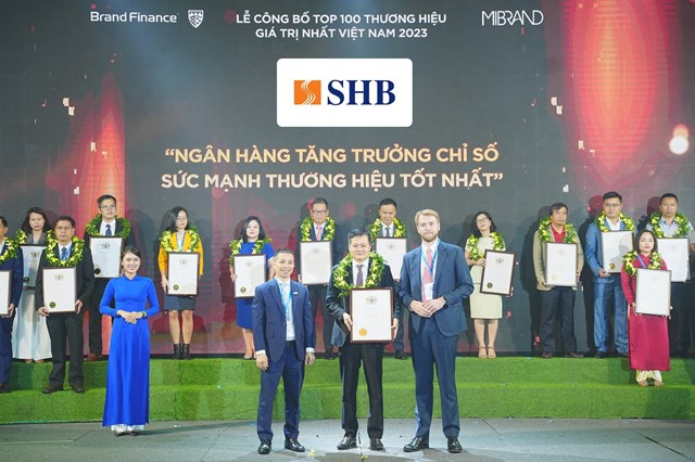 SHB l&#224; Ng&#226;n h&#224;ng c&#243; chỉ số sức mạnh thương hiệu tăng trưởng mạnh nhất 2023 - Ảnh 1