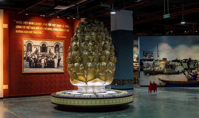 Kh&ocirc;ng gian trong Nh&agrave; triển l&atilde;m khối A đậm chất s&aacute;ng tạo v&agrave; nghệ thuật