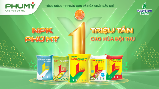 Nh&agrave; m&aacute;y NPK Ph&uacute; Mỹ ch&iacute;nh thức c&aacute;n mốc sản lượng 1 triệu tấn v&agrave;o s&aacute;ng ng&agrave;y 30/9/2025. &nbsp;