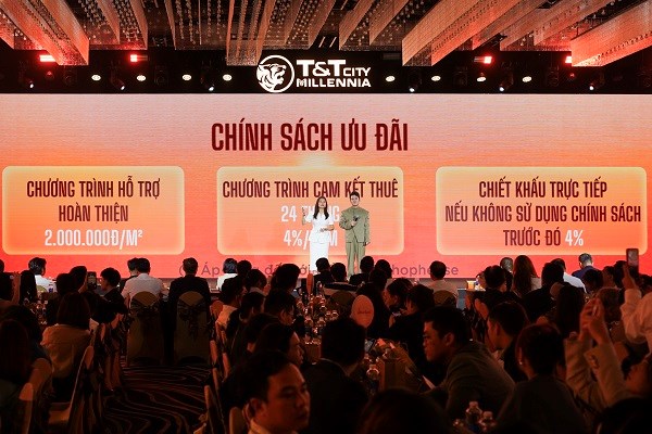 Bộ ch&iacute;nh s&aacute;ch &ldquo;đ&ograve;n bẩy k&eacute;p&rdquo; tạo sức h&uacute;t mạnh mẽ cho T&amp;T City Millennia